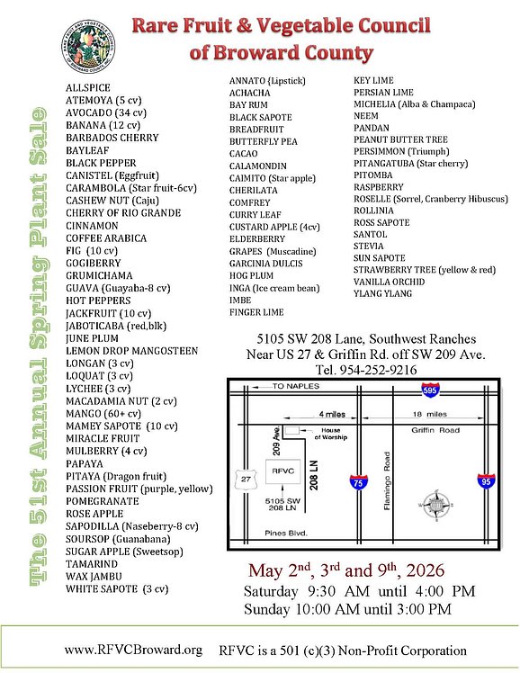 RFVC 51st Spring Plant Sale Flyer 2026 v2
