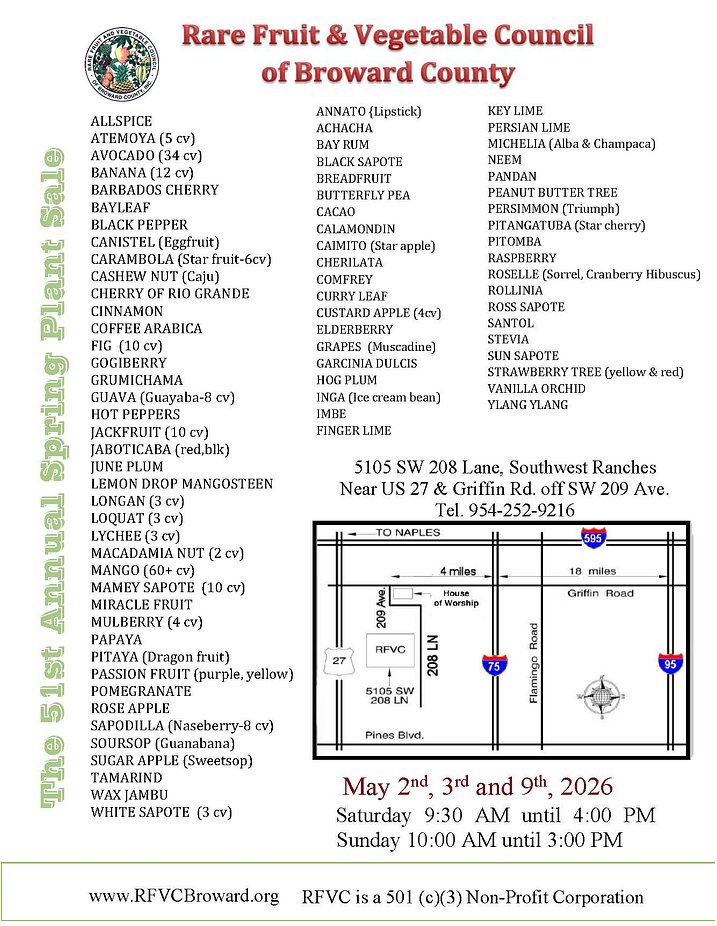 RFVC 51st Spring Plant Sale Flyer 2026 v2
